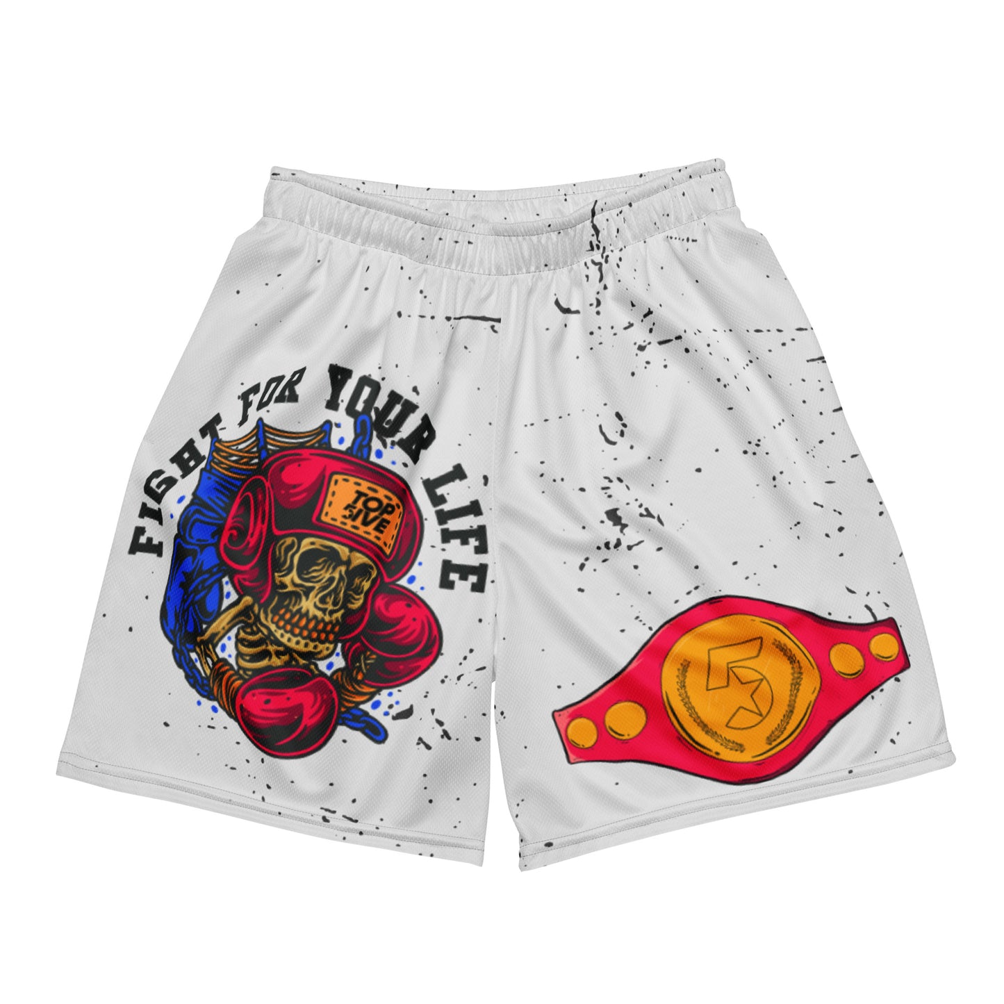 Fight For Your Life Unisex mesh shorts