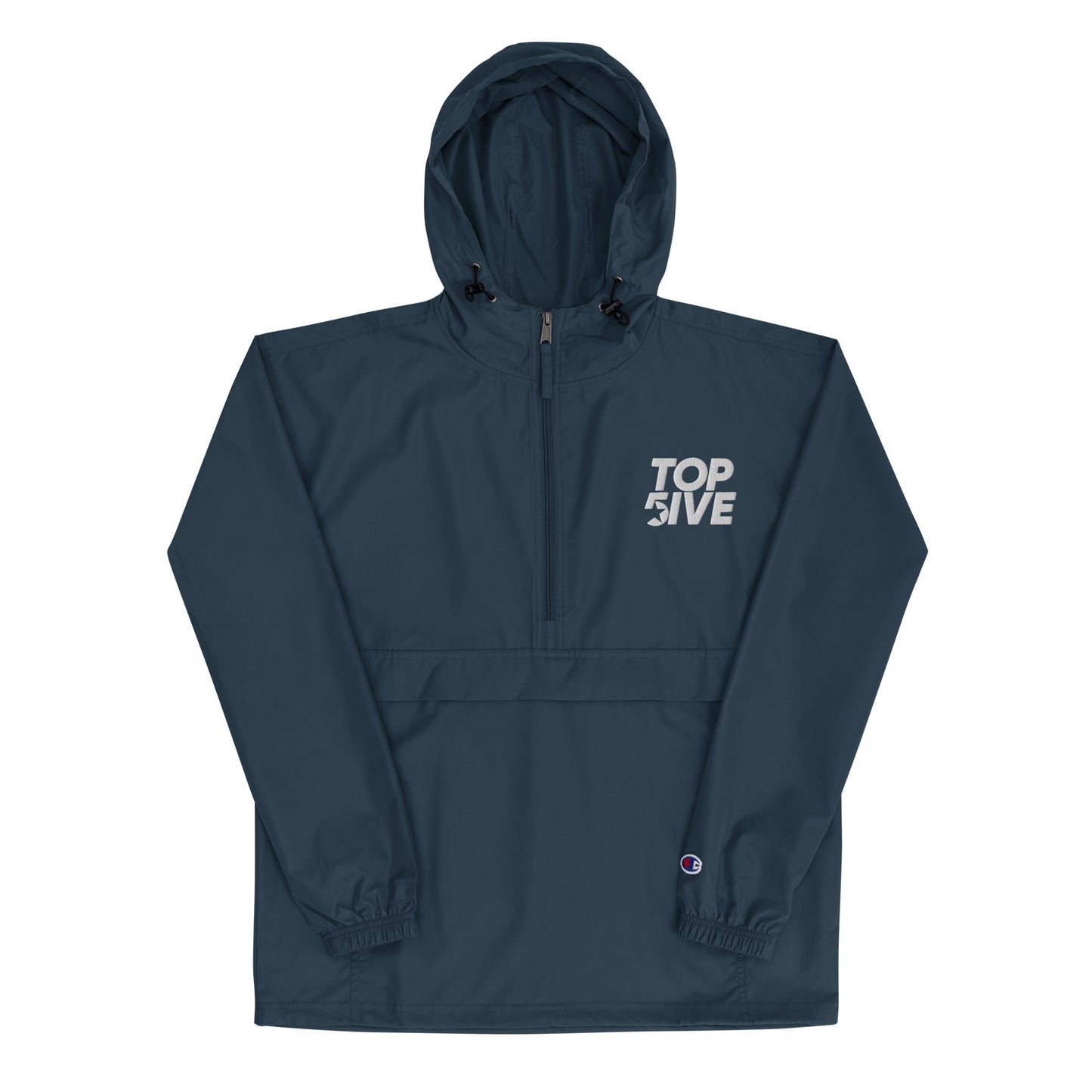 Top5ive Embroidered Champion Packable Jacket