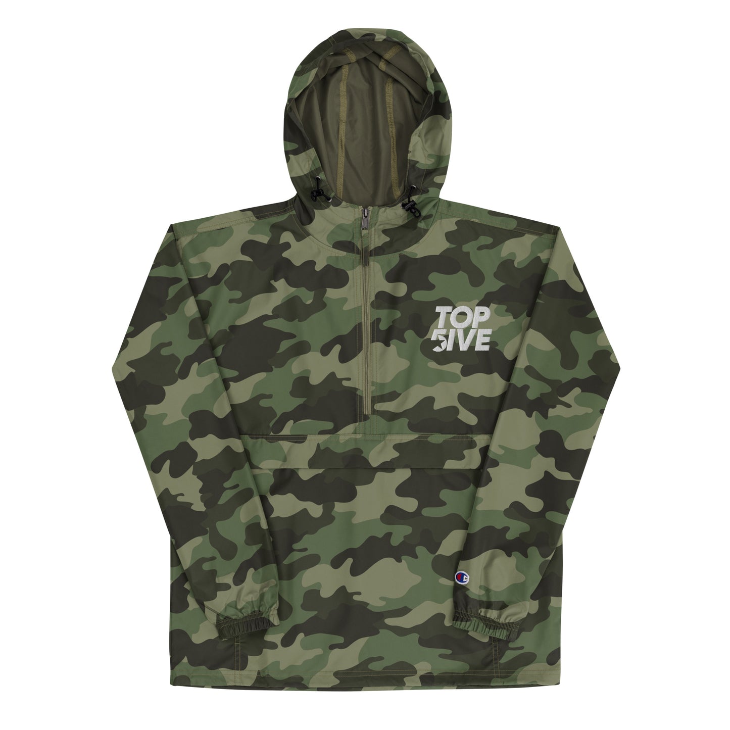 Top5ive Embroidered Champion Packable Jacket