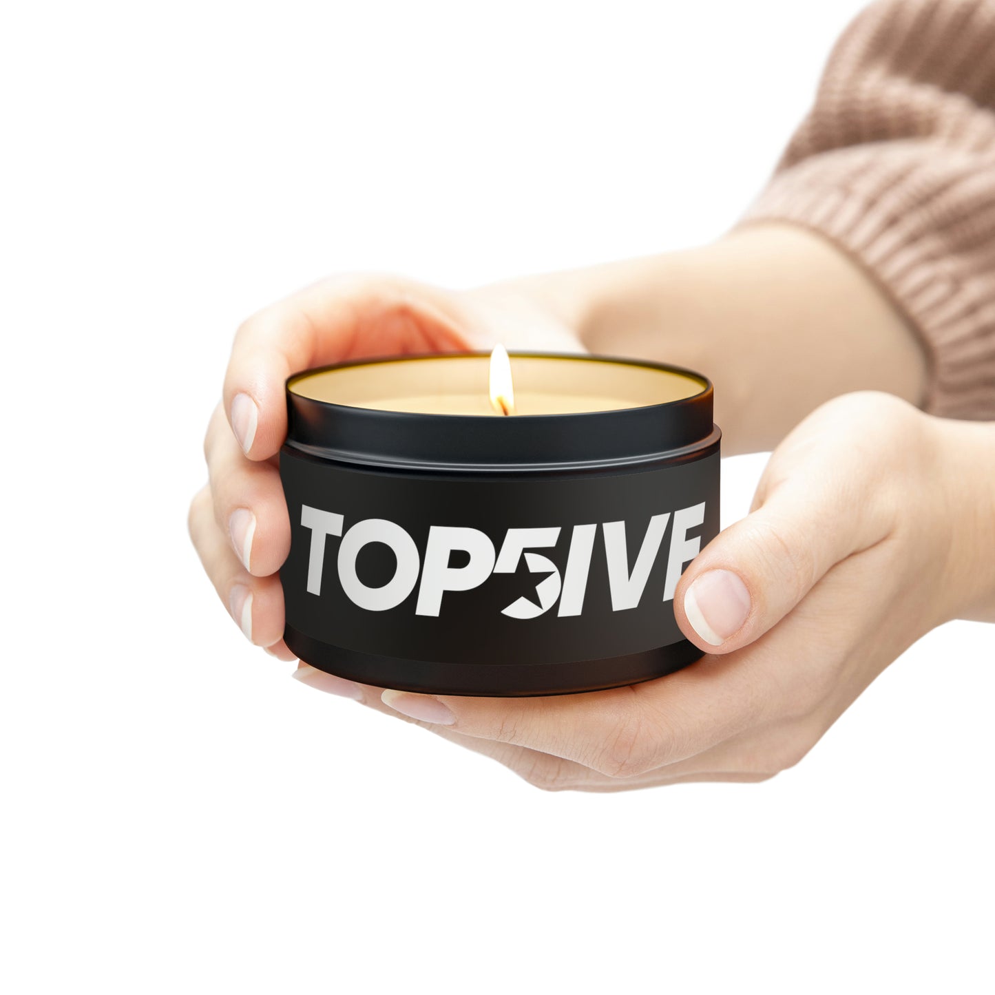 Top5ive Tin Candles