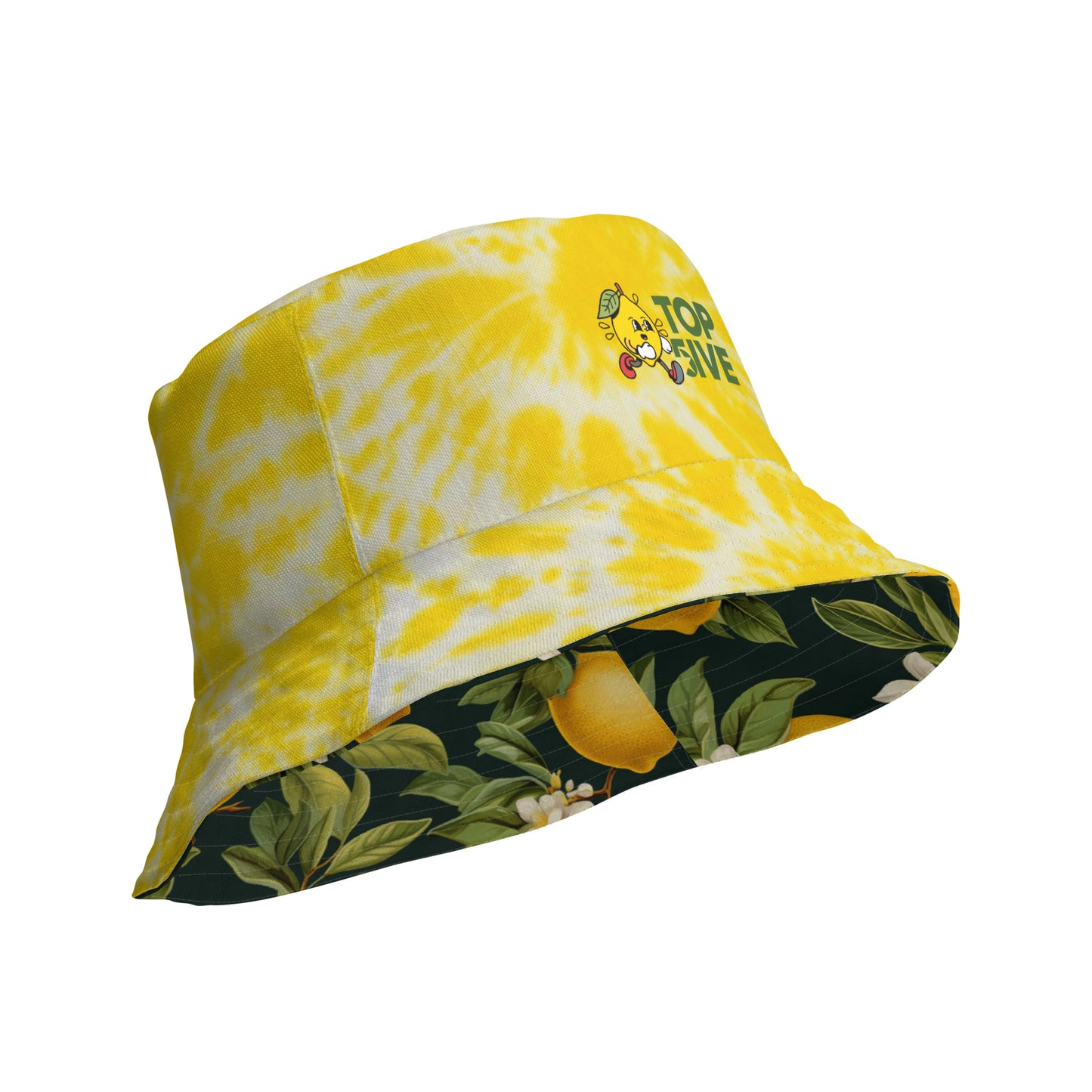 Lemons Reversible bucket hat